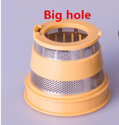 2/działka powolna sokowirówka hurom mikser części zamienne, filtr sitko sokowirówka mały otwór czarny + żółty (szorstki otwór) HU-500DG,HU-100plus