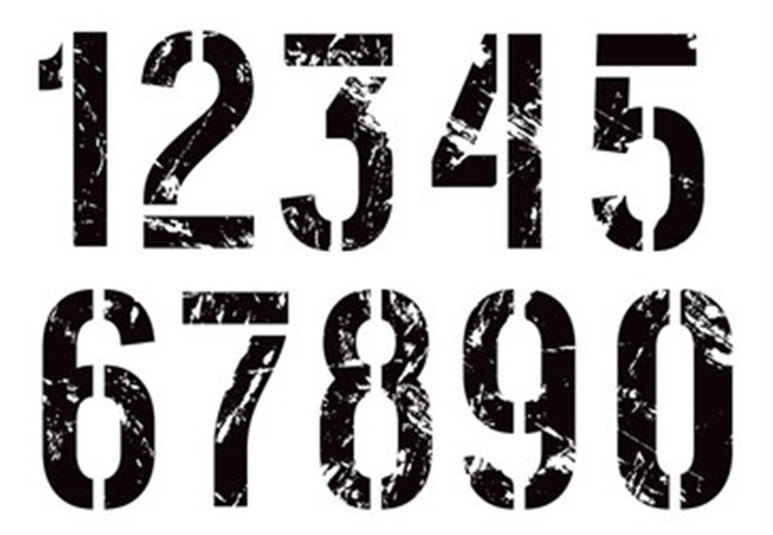 Nummerstempel, transparante stempel voor scrapbooking, transparant siliconenrubber, doe-het-zelf fotoalbumdecoratie  a180