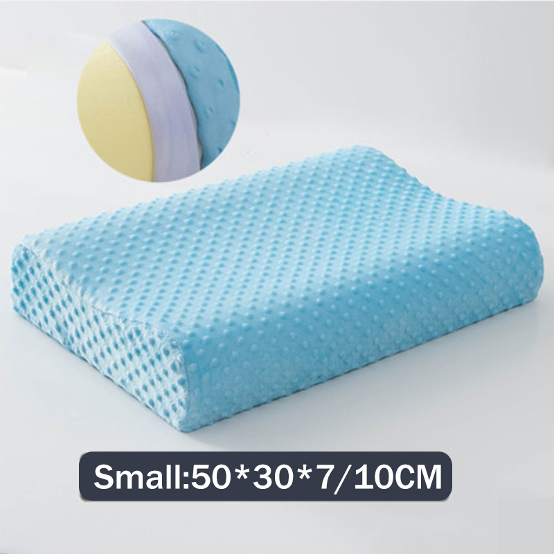 Sb Slapen Memory Foam Kussen Correctie Ergonomische Cervicale Kussen Comfortabele Nek Bescherming Geheugen Kussen Slaap Ademen: normal Sky Blue