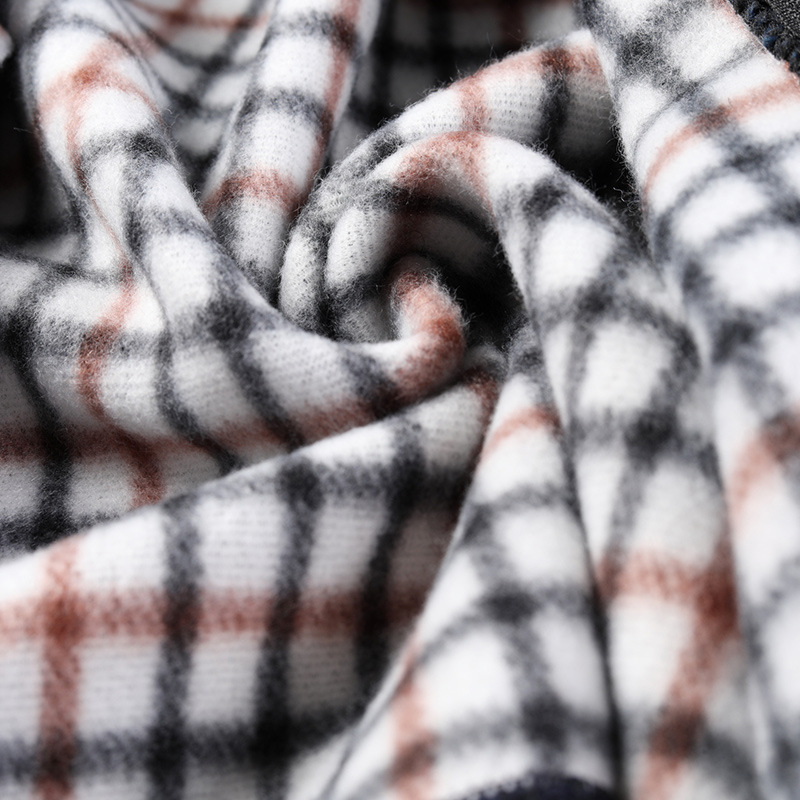 Herre sweatere cardigan frakker efterår vinter varm kashmir imiteret uld lynlås sweatre jakke afslappet strik patchwork sweatercoat