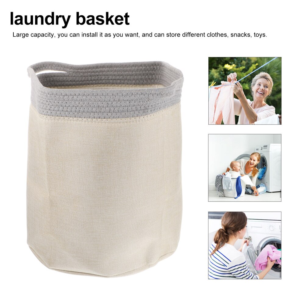 Laundry Storage Basket Practical Sundries Organizer Dirty Clothes Container