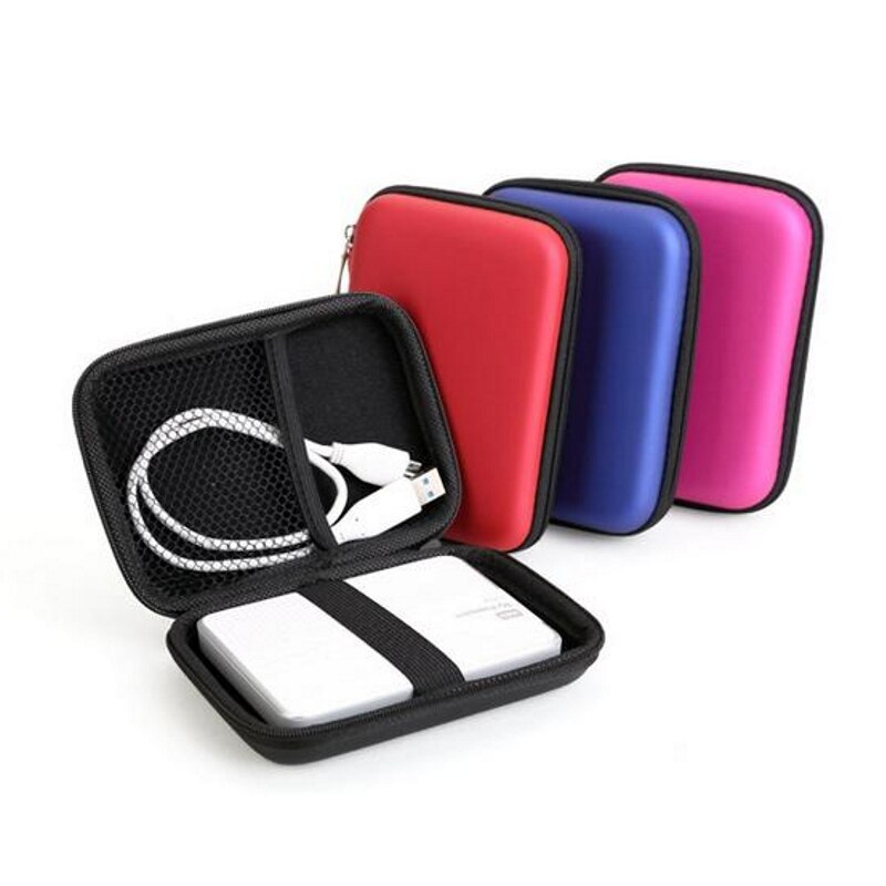 Draagbare 2.5 "Externe Usb Harde Schijf Schijf Carry Case Cover Pouch Tas Voor Pc Laptop