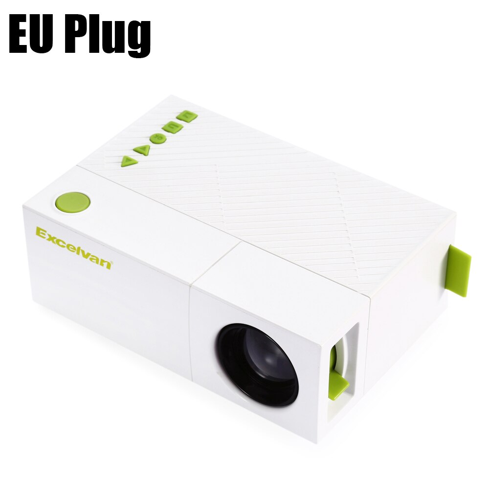 Excelvan YG310 aktualisiert YG300 GEFÜHRTER Beweglicher Projektor 800LM 3,5mm 320x240 HDMI USB Mini Projektor Home Media Player unterstützung 1080 p: EU PLUG