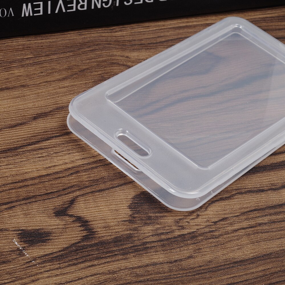 Transparent PVC Bank Bus Credit Card Holder Cover Storage Card ID Holders Womem Men Kid's Protector Cover 1PCS