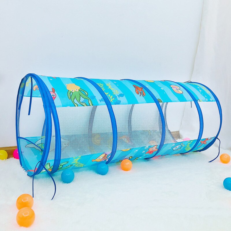 Túnel de tienda de juguete 3 en 1 para niños, casa de juegos impermeable para bebés, túnel, PISCINA DE BOLAS de tres piezas