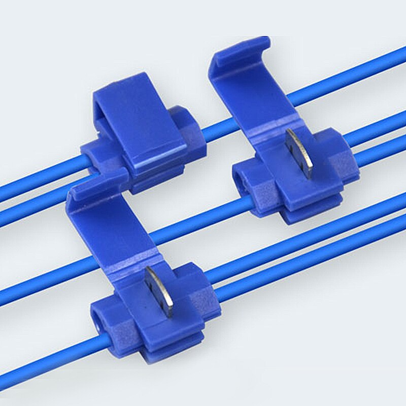 10PCS/20PCS Wire Connector Scotch Lock Snap Without Breaking Cable Insulated Crimp Quick Splice Electrical Terminals Home Tools