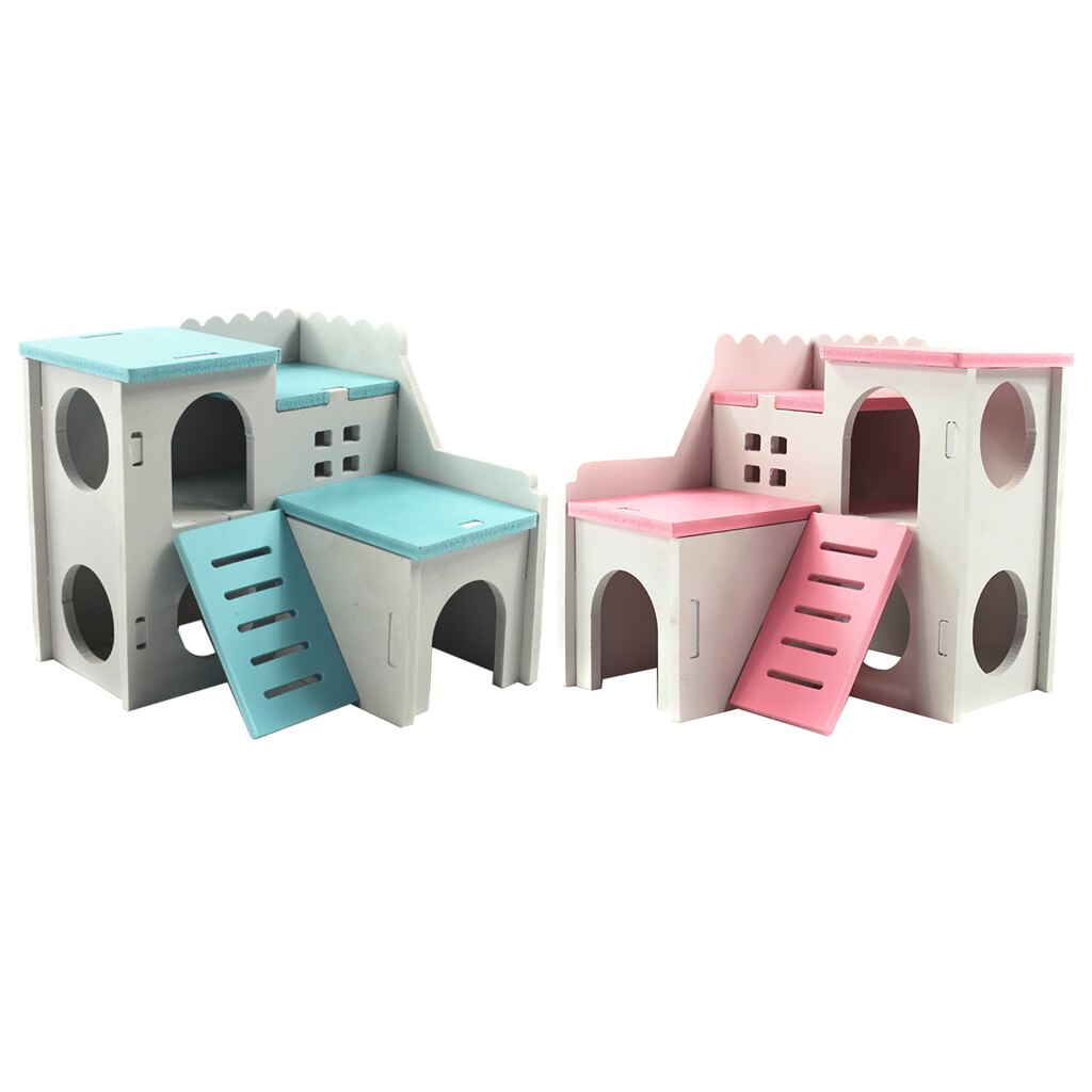 Cama de casa para Animal PEQUEÑO, Hamster, erizo, conejillo de indias, castillo, hábitat, cueva, juguete, nido de Mascota, ardilla, jaula y casa con cama, accesorios