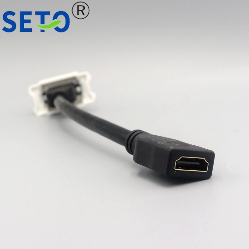 SeTo 128 Type HDMI Module Met Uitgebreide Lijn Connector Keystone Voor Wandplaat Socket