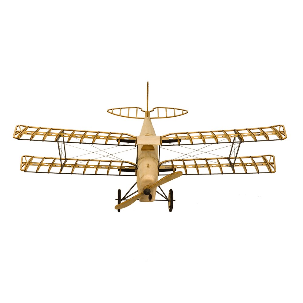 VX10 1/18 Tiger Moth 400mm Wingspan Wooden Static Airplane Model Craft Wood Furnishing for Children and Adults