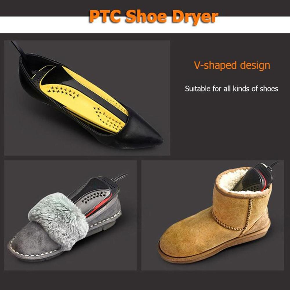 Boot droger sok droger USB, schoenen droger voetdroger, elektrische schoen droger schoen sterilisator - constante temperatuur draagbaar voor schoenen, laarzen, handschoenen, sokken -bruin