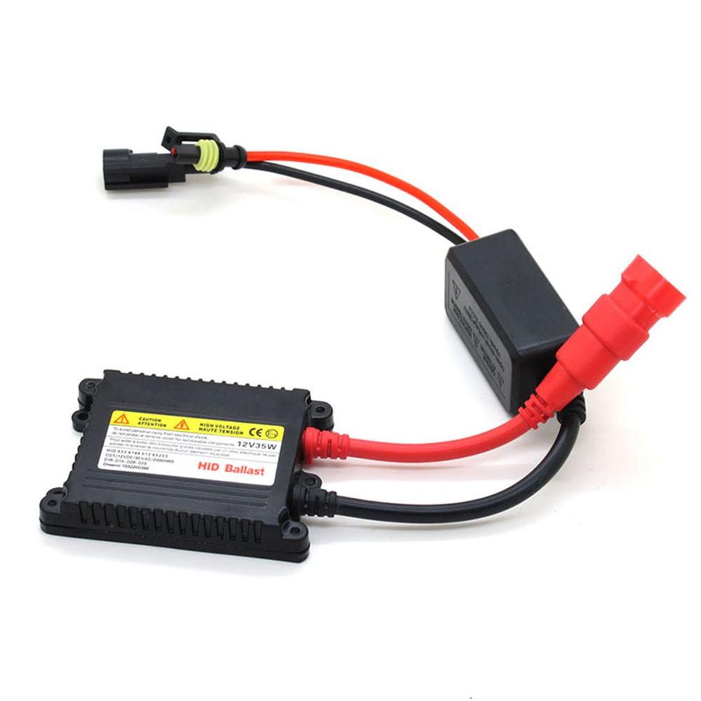 Lámpara de xenón modificada para coche, balasto Universal Hid de aluminio, Kit de conversión Universal, 35W de CC delgado de balasto, 1 pieza