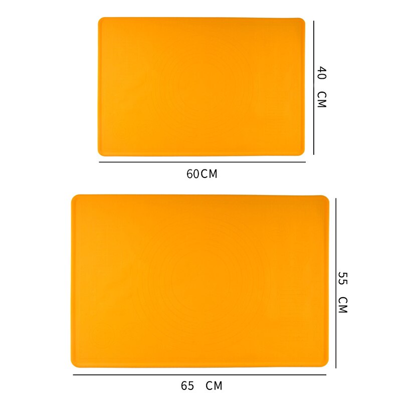 Thick Silicone Dough Pad Mat Dough Non-Stick Scale Kitchen Baking Tool Cake Board Large Soft High Temperature Rolling Dough Pad