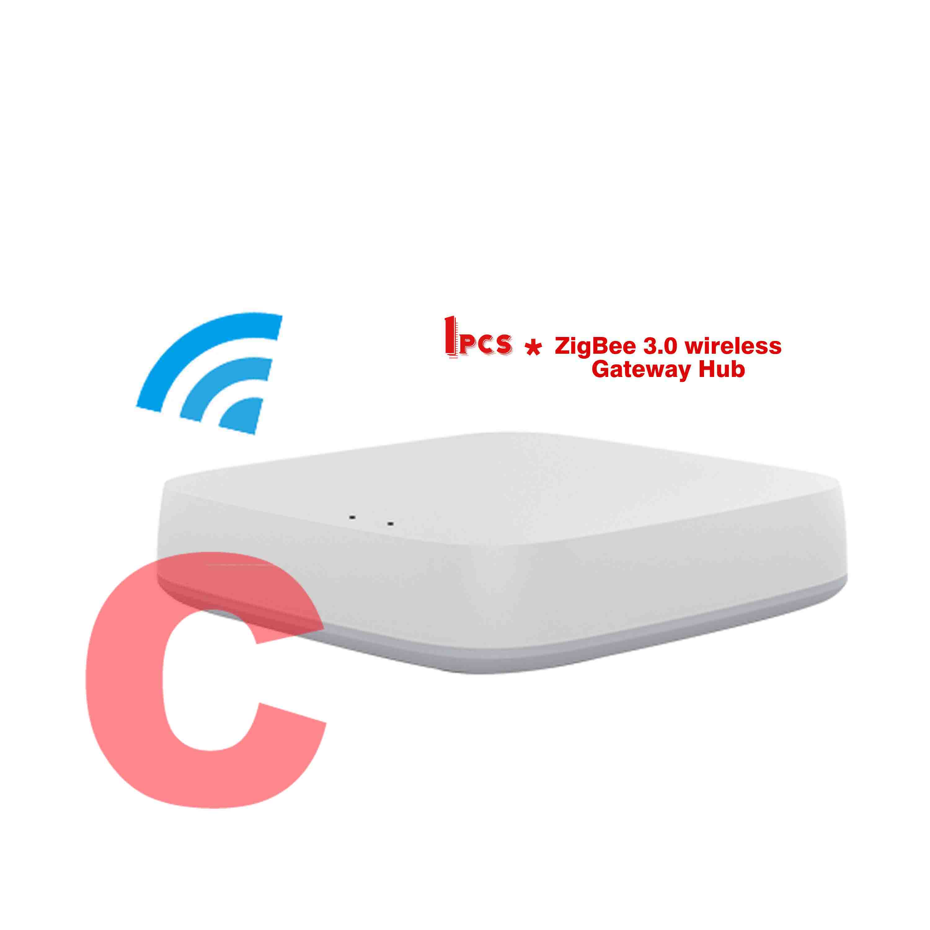 Zigbee-válvula inteligente WIFI para calefacción de suelo, radiador, termostato, funciona con Alexa y Google home: C-TUYA Gateway
