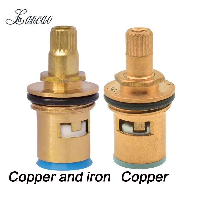 1 pcs Replacement Brass ceramic disc tap valve insert gland cartridge quarter turn Ceramic water valve