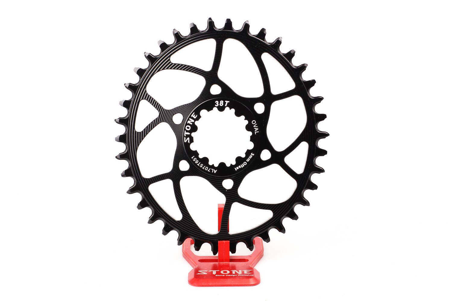 3mm Offset Oval Chainwheel 28T to 30T for Sram DUB Boost 148 GXP Crank Eagle XX1 X01 chain ring plato ovalado: Oval 38T black