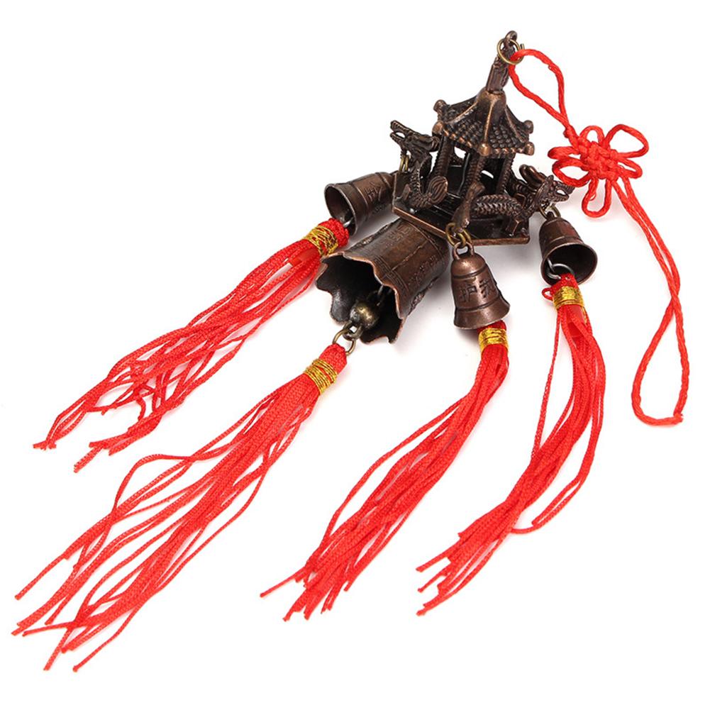 Leben Ich bin freien Windspiele Boeddhisme Hof Antiquität Erstaunliche Garten Kupfer Hof Windchime Zauberstab Hängen Wohnkultur windspiele 4