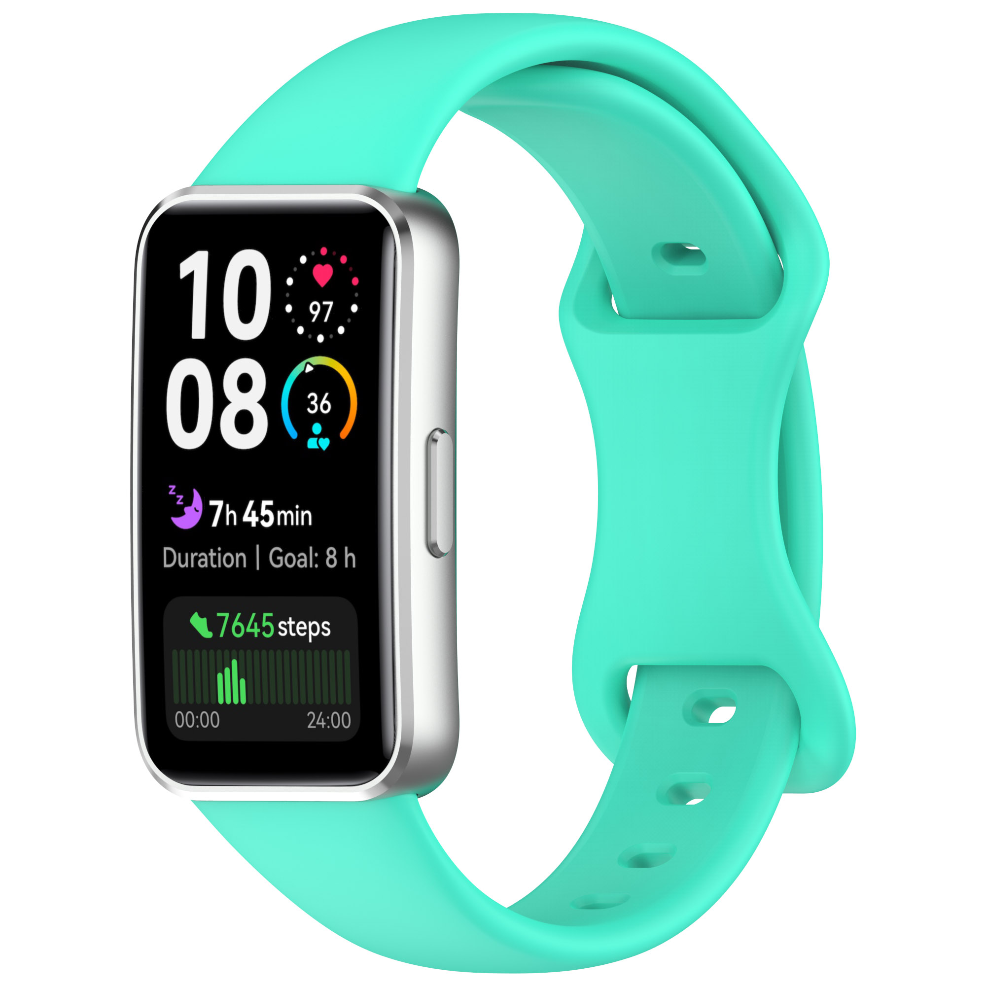 Silikonirannekkeet huawei band 10/9/8/ nfc-kellonrannekkeen lisävarusteet vaihtovyö urheilu pulseira correa huawei band 10 -ranneke