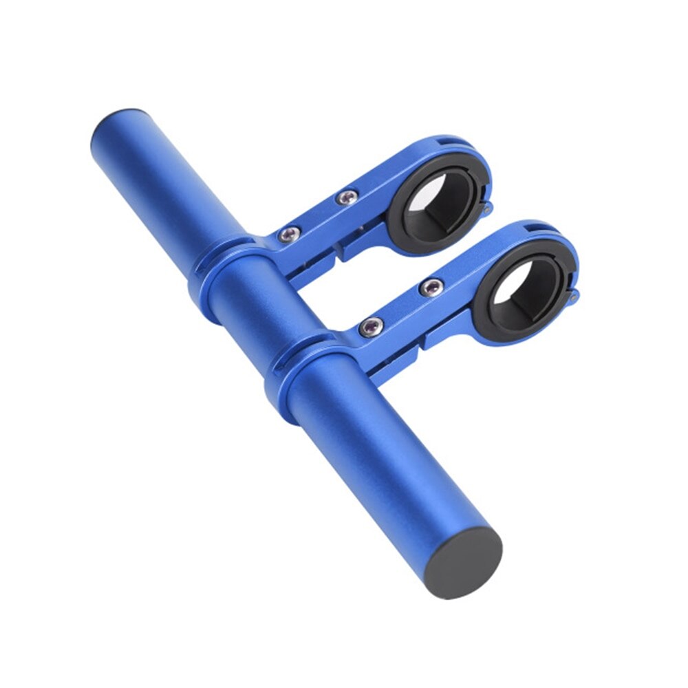 Prolongateur de guidon de vélo en Tube de carbone, support de phare de vélo de montagne vtt, accessoire de cyclisme: 20cm blue 2 frame