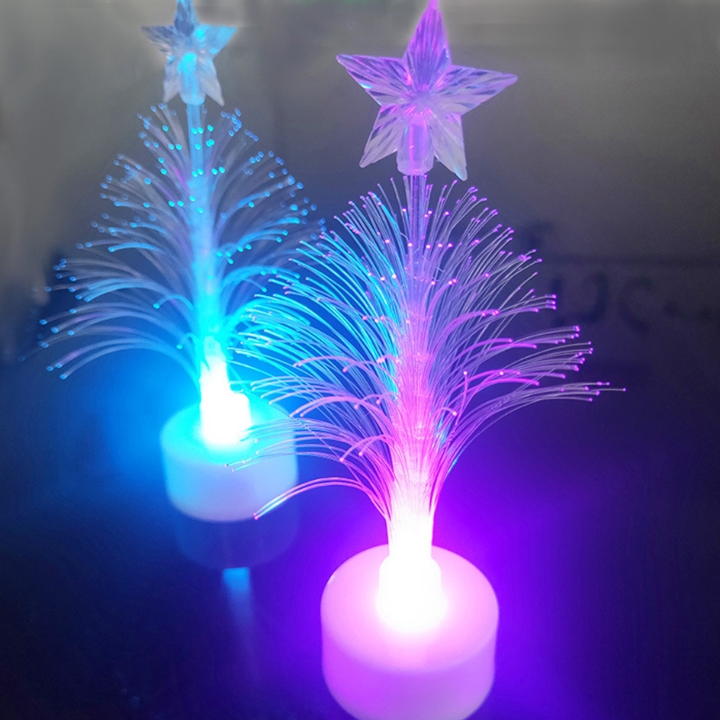 Tragbare weihnachtsbaumlampe für kinder mit wechselnden farben, stimmungslampe, nachtlicht aus kunststoff