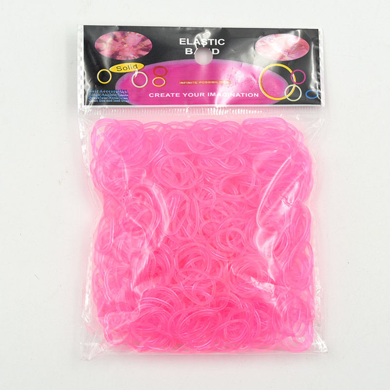 Ensemble de bandes de métier à tisser, Kit de fabrication de bracelets à faire soi-même, Kit de bandes de métier à tisser lumineuses fluorescentes transparentes, Kit de démarrage d'élastiques colorés avec: Or