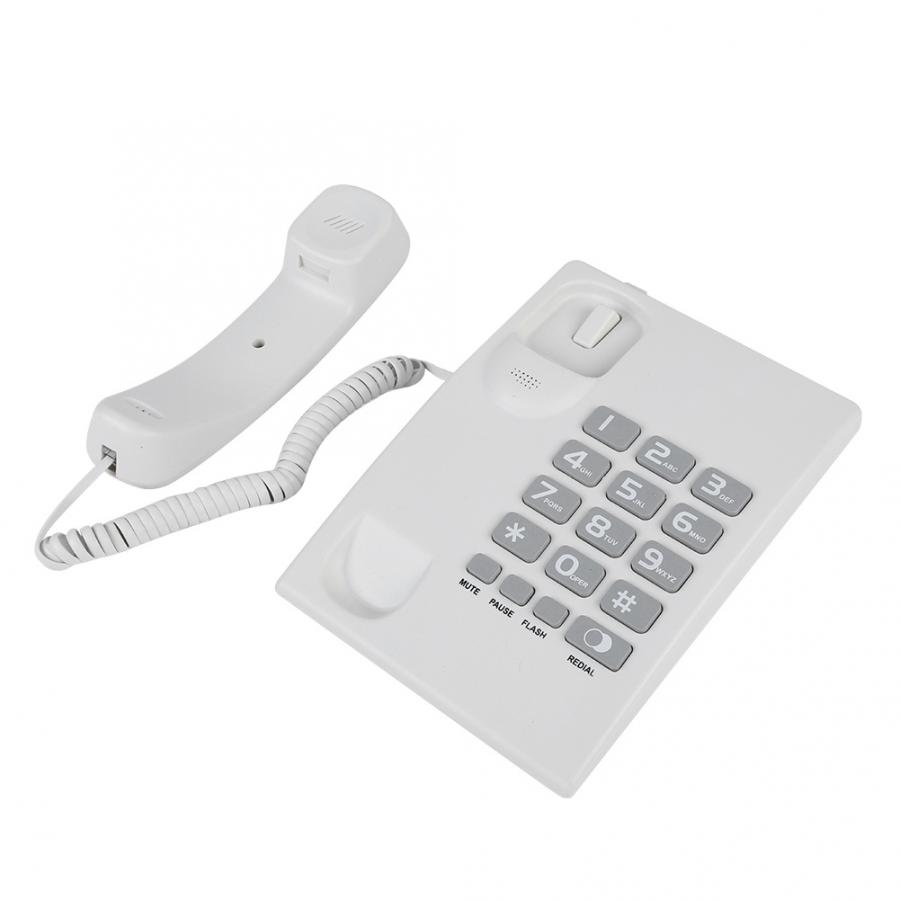 Vaste telefoon voor op het bureau, vaste telefoon voor thuis, ondersteuning voor opnieuw kiezen, pauze, flash-functie voor thuiskantoorgebruik