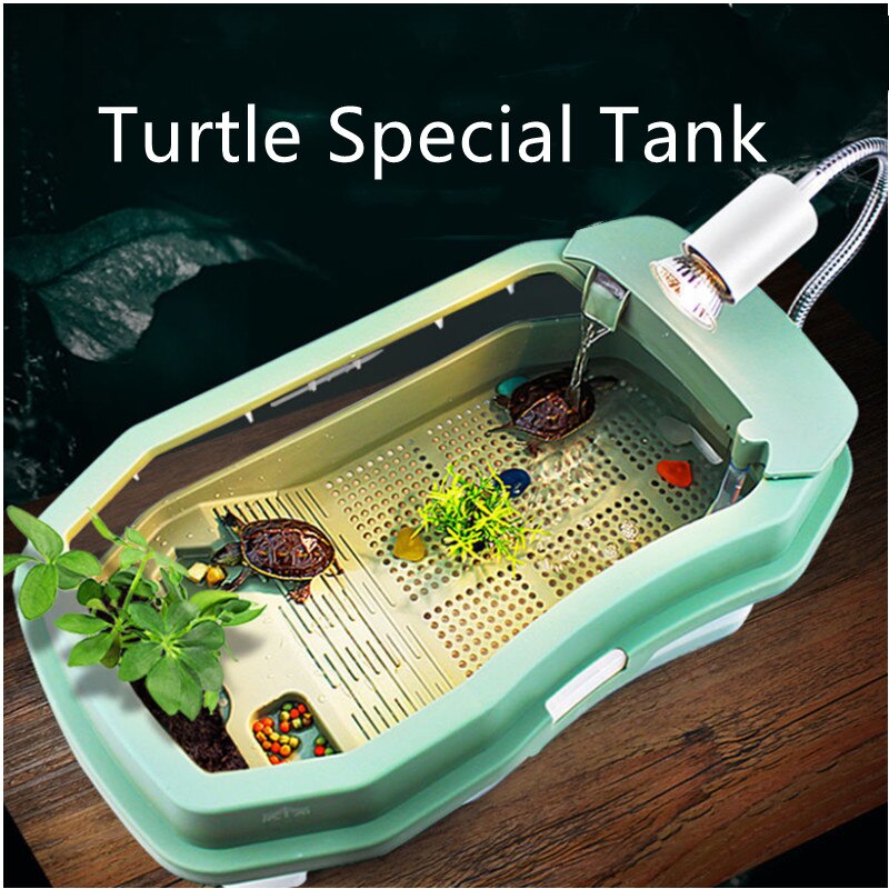Skildpadde tank skildpadde akvarie tank skildpadde habitat krybdyr habitat filter lag skildpadde speciel tank водная черепаха