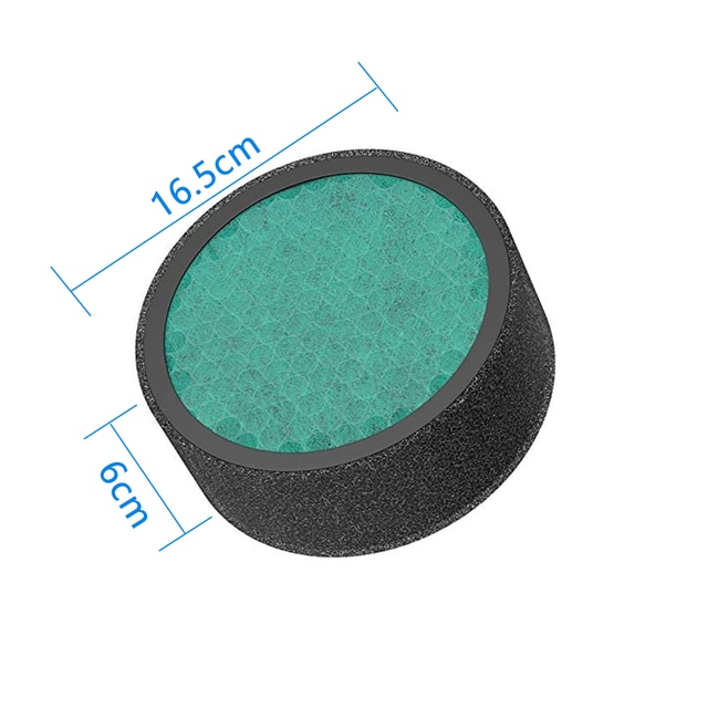 HEPA Smart Desktop Activated carbon Ionizer Air Purifier A19 With Air Indicator: Only Filter x 1