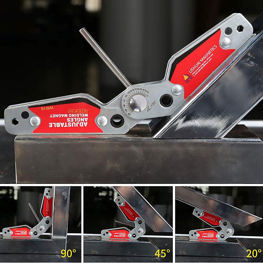 20-200 Degree Adjustable Welding Magnet Neodymium Angles Magnetic Welding holder for Welding Clamp and Fabrication WM10-M