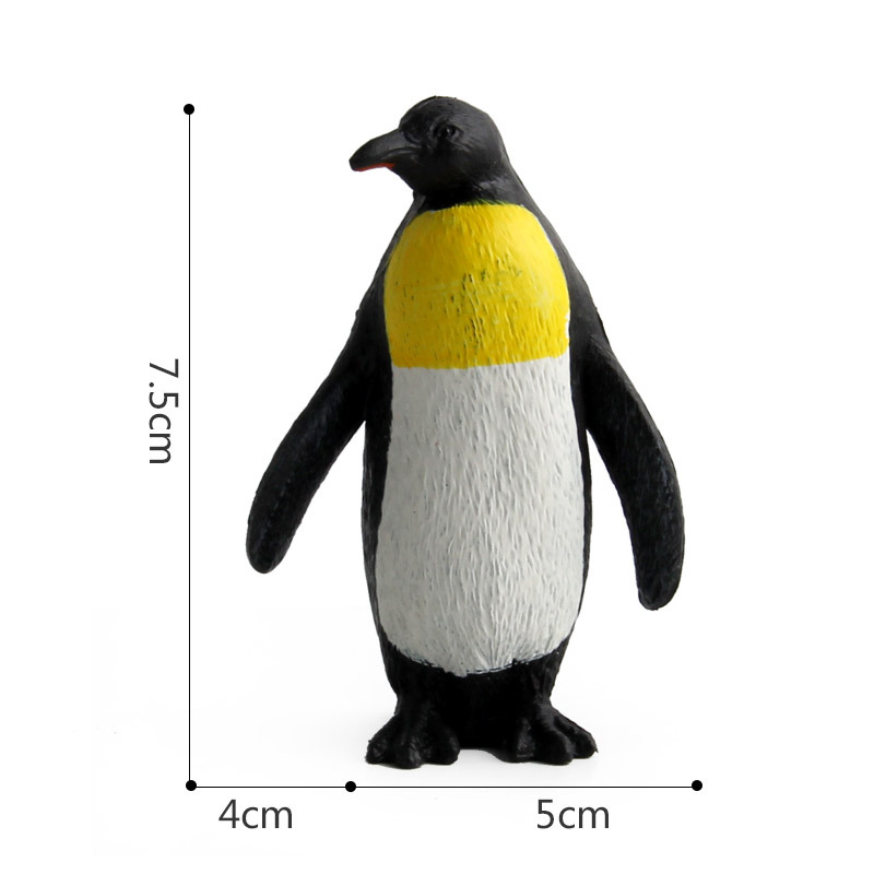 Antarctische Zeedier Simulatie Diermodel Pinguïn Micro Landschap Educatief Speelgoed Voor Kinderen Animal Model Decoratie: PL127-438