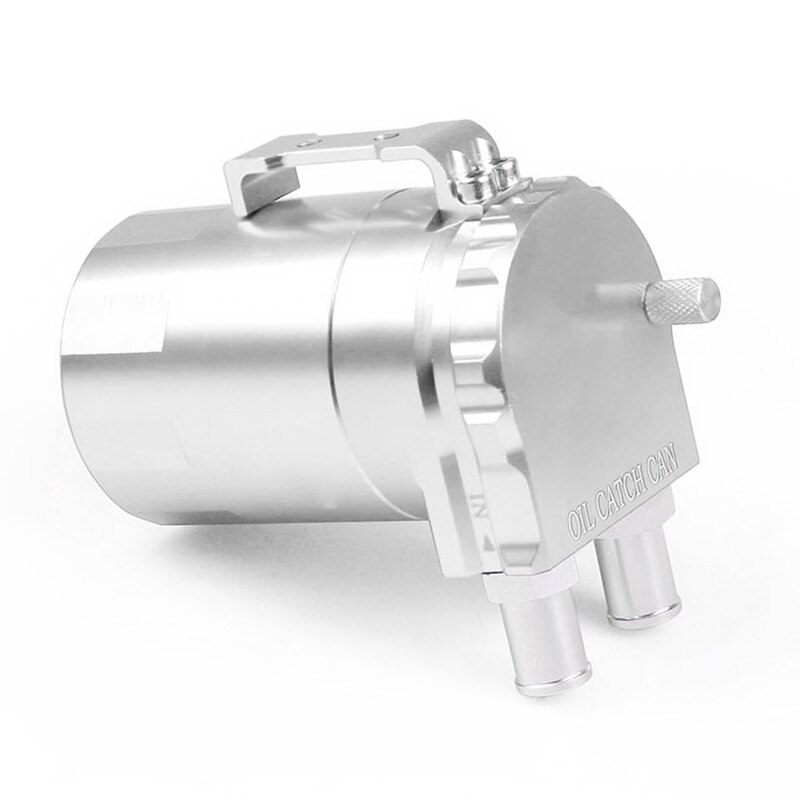 Dyno Racing Universal Oil Catch Can Engine Oil Catch Tank Aluminum Catch Can Oil Separator 300Ml