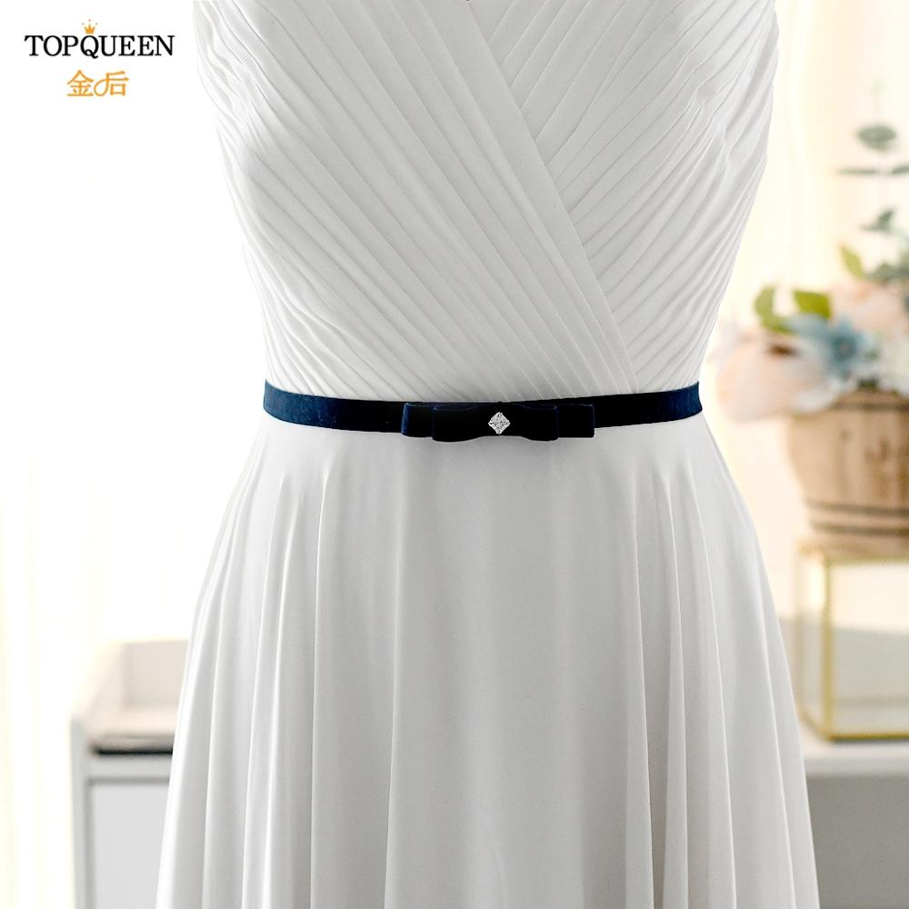 TOPQUEEN, cinturón Formal para vestido, cinturón de boda, cinturón femenino, cinturones para vestido de dama de honor, accesorios para vestidos, cinturón de S474