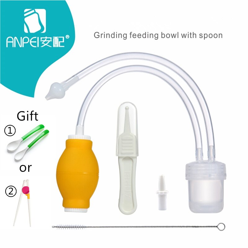 Baby Care Products Anti-backwash Device Vacuum Suction Newborn Nose Aspirator Cleaner Snot Nose Cleaner Baby Nasal Aspirator Set