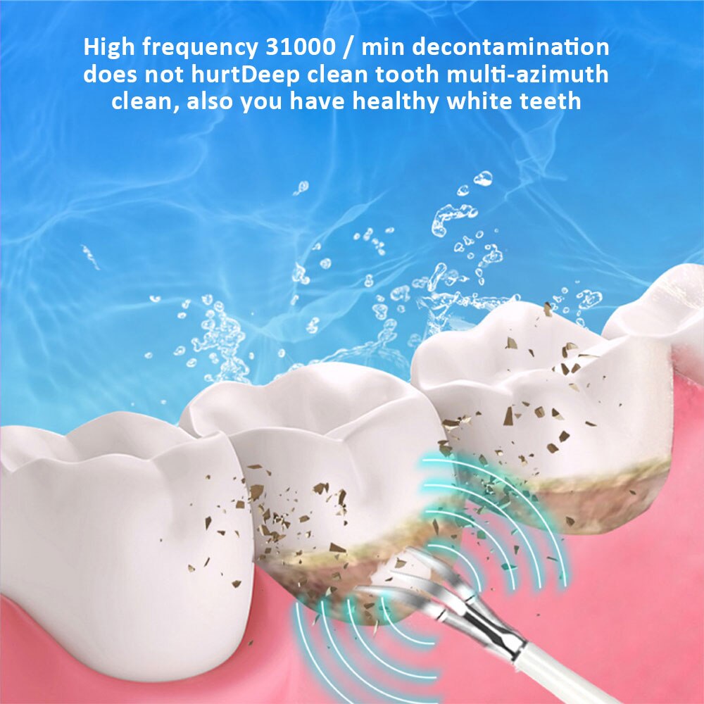 USB Tooth Cleaner Sonic Toothbrush Electric Tooth Brush Scaler 31000rpm Ultrasonic Dental Calculus Remover Cleaner Teeth Care
