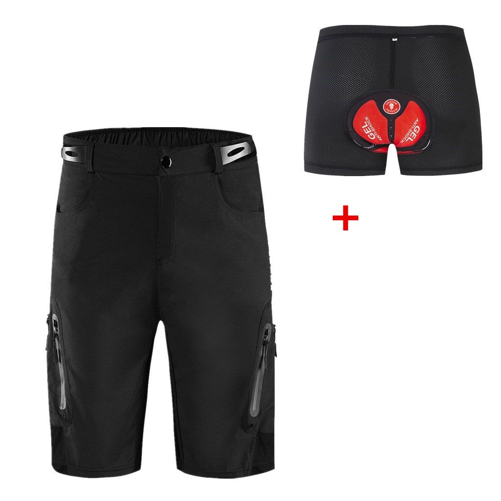 Mens Gel Padded Fiets Shorts Fiets Kleding Fietsen Gear-Ademend En Absorberend-Diverse Maten