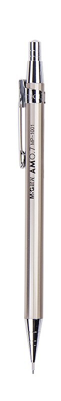M&amp;G Full Metal Mechanical Pencil 0.5mm 0.7mm for Drawing and Writing School Supplies Get 2 Free Leads: 1PC 0.7mm Golden