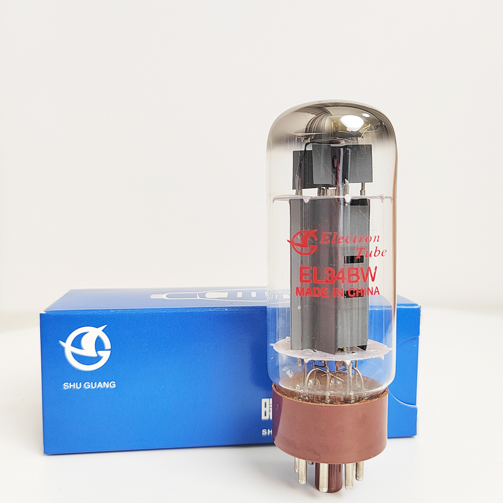 ShuGuang EL34BW Lampa próżniowa DIY HIFI Audio Valve Zastępuje 6CA7 EL34B 6P3P 5881 6550 KT88 EL34M EL34 Zestaw wzmacniacza lampowego: orange