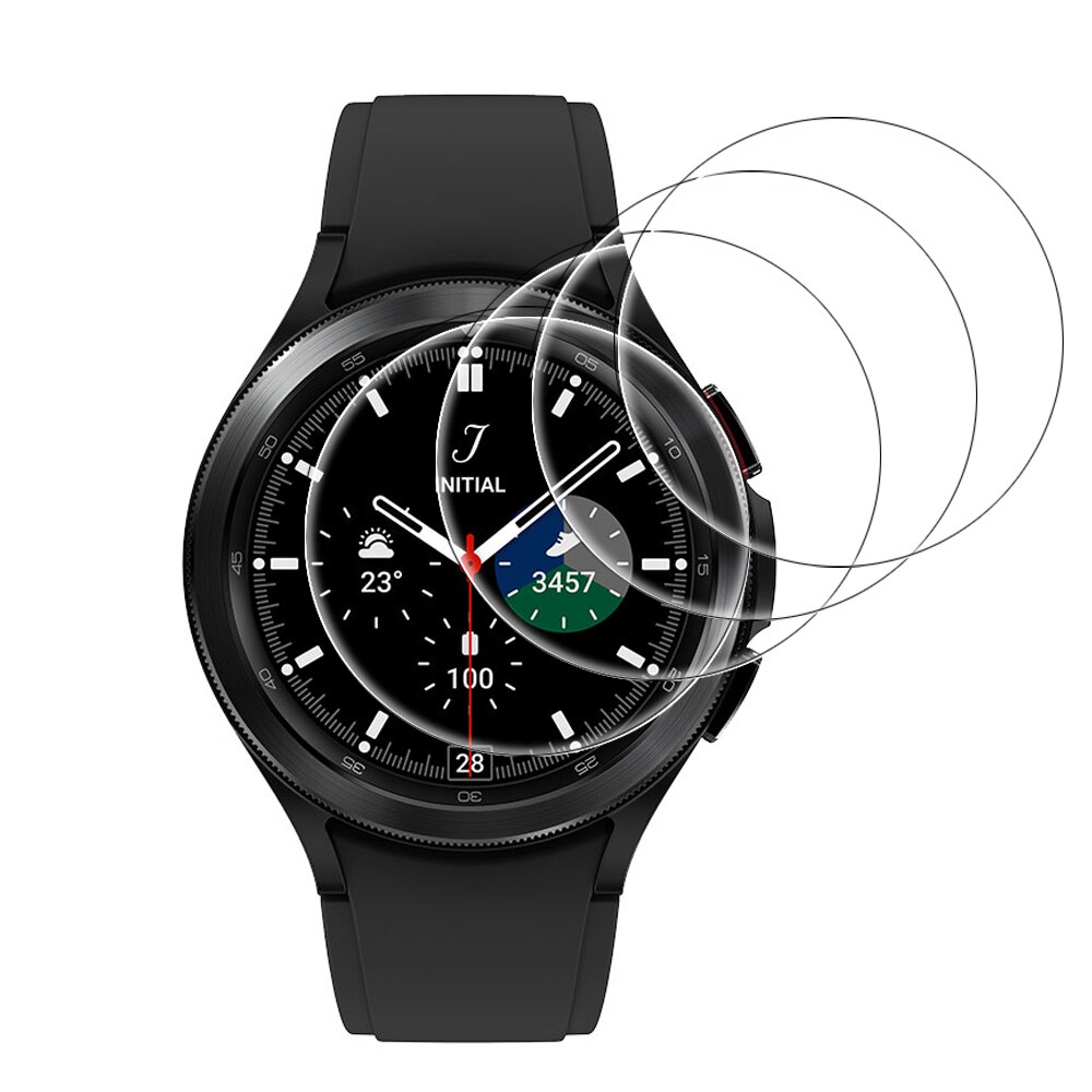 Protecteur d'écran pour samsung galaxy watch 4 Classic, couvercle antichoc en verre trempé, 46mm 42mm 44mm 40mm