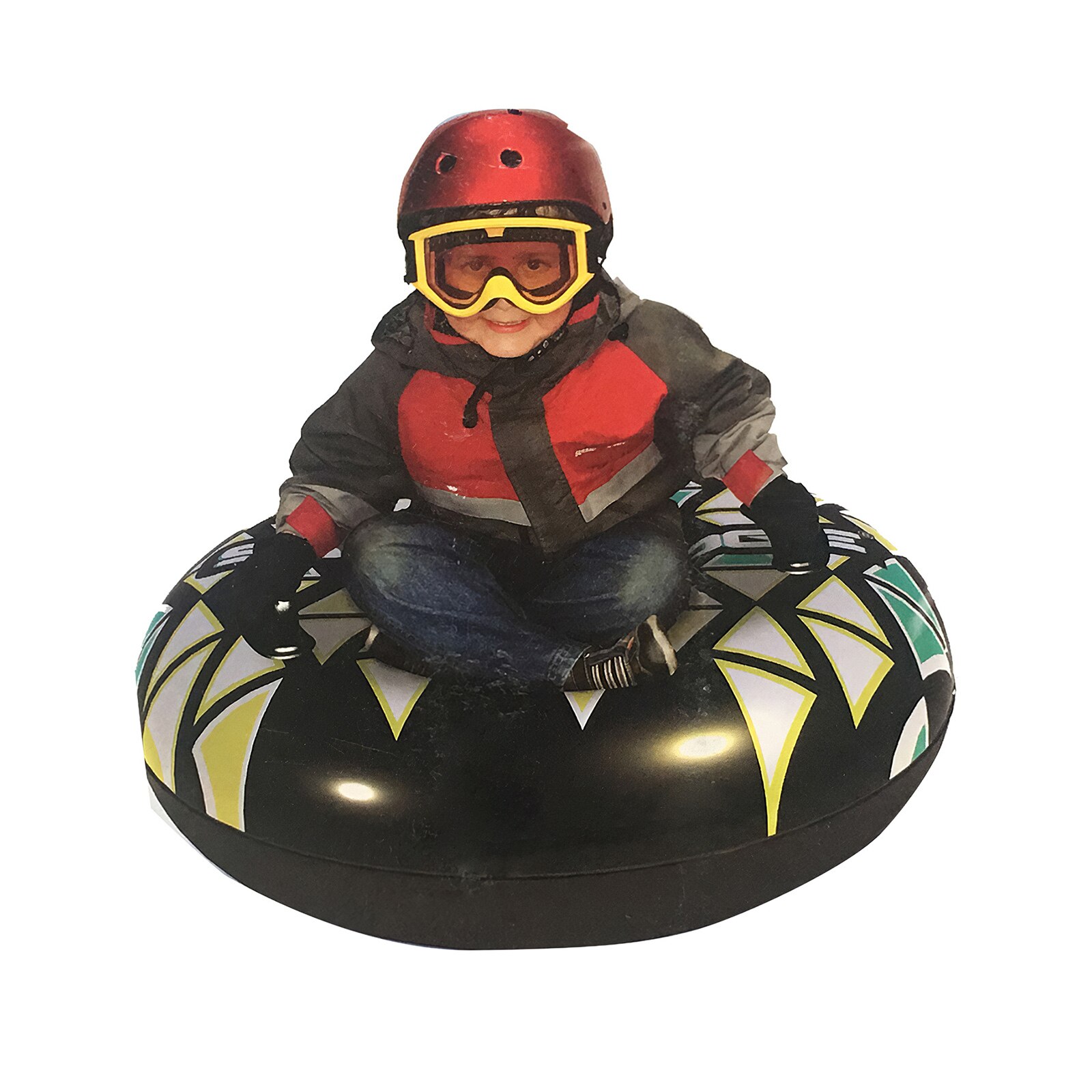 Inflatable Ski Lap Winter Outdoor Inflatable Toys Ski Equipment Inflatable Ski Laps Skis Sledges Ski Carts Skiing Accessories: 94cm
