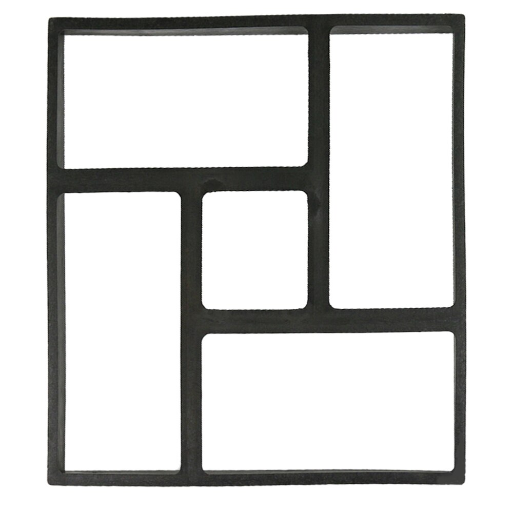 Muti-größe DIY PP Pfad Hersteller Schimmel Manuell Pflaster Zement Ziegel Beton Formen Straße Hersteller Garten Stein Straße bilden garten Dekor
