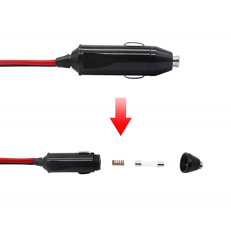 Bil cigarettænder forlænger 12 v 24 v strømoplader adapter 1 to 4 vejs vejfordeler hunstik stik stik adapter
