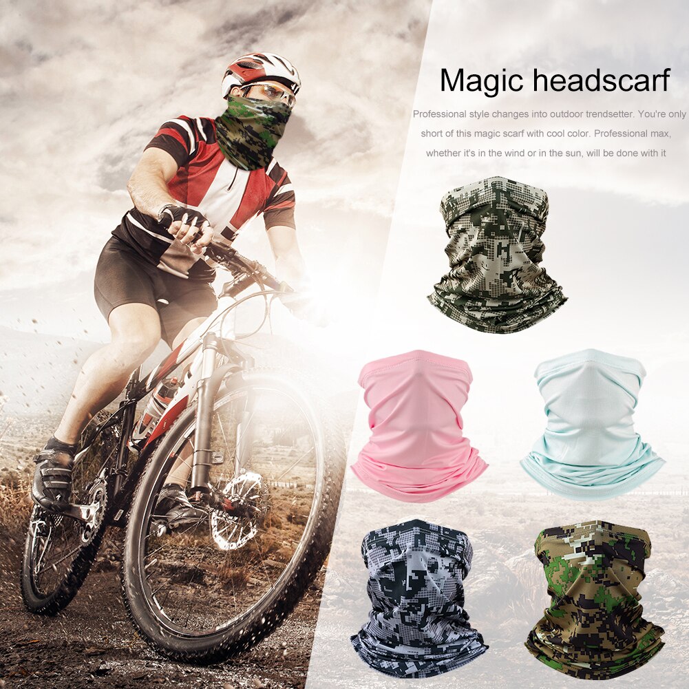Face shield Scarf Cycling Bandana Windproof Breathable Hiking Camping Running Fishing Neck Cover Gaiter Headscarf for Women