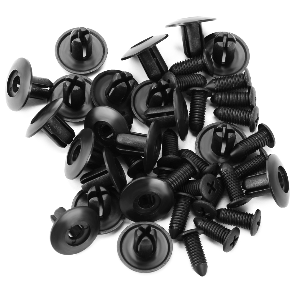 Universal 8mm bilklips autofester for kia rio ford focus hyundai  ix35 solaris mitsubishi asx outlander pajero