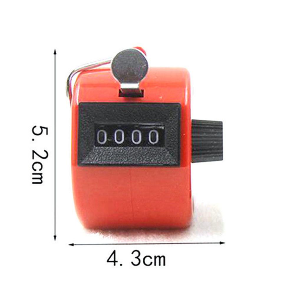 Tragbare 4 Ziffer Zähler Manuelle Mechanische klick Hand übereinstimmen Zähler Clicker Werkzeug 0000 zu 9999 Contador Werkzeuge
