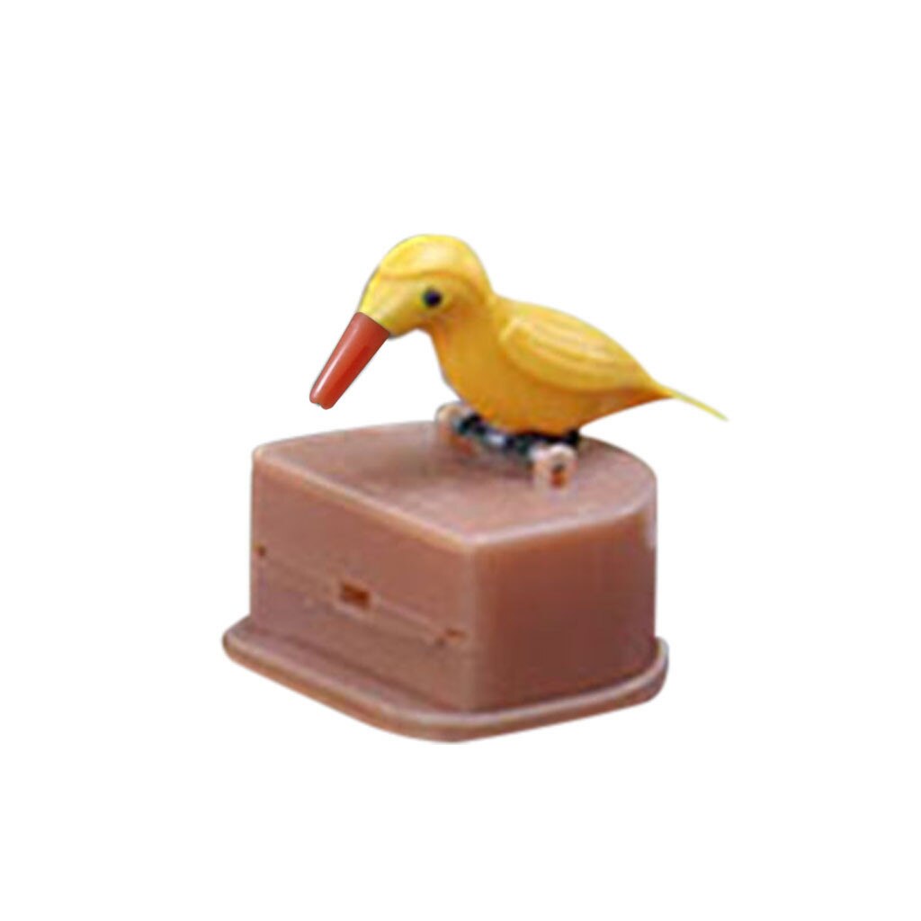 Mignon colibri cure-dents distributeur Gag nettoyage dents matériel automatique oiseau cure-dents boîte: C