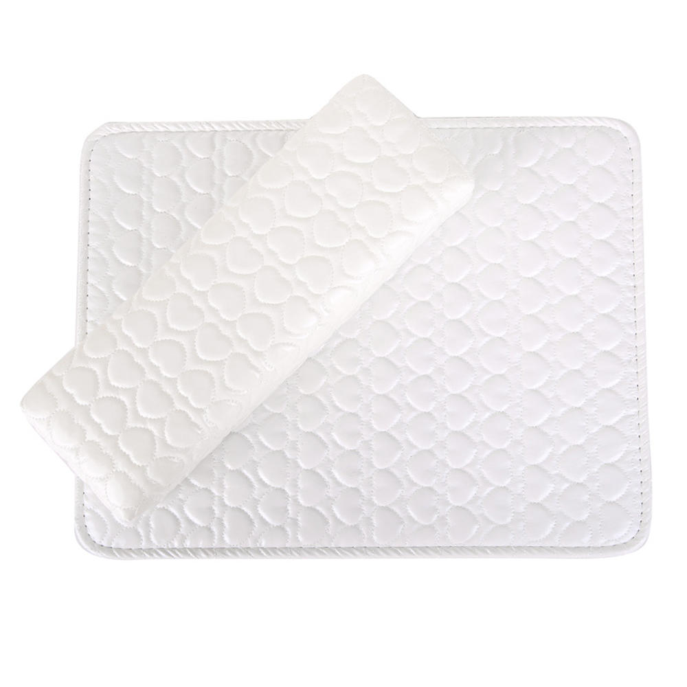 Almohadas de cuero para reposabrazos, soporte de cojín semicircular para manicura en salón de belleza, artístico: 8