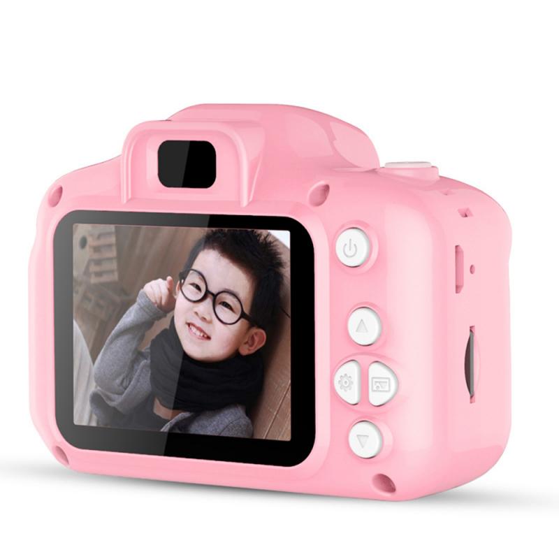 Schattige Mini Kinderen Camera Full Hd 1080P Digitale Camera Draagbare 2 Inch Scherm Video Recorder Camcorder Kinderen Speelgoed: pink