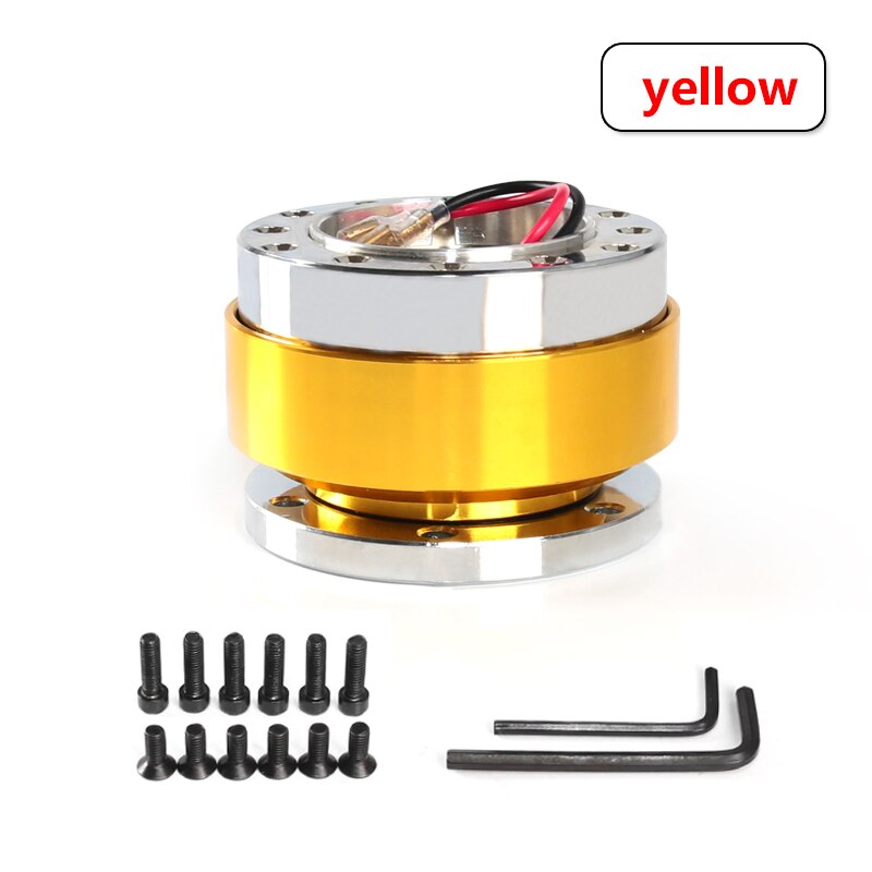 Volante universale Snap Off Adattatore mozzo a sgancio rapido Kit Boss 8 colori disponibili: Oro