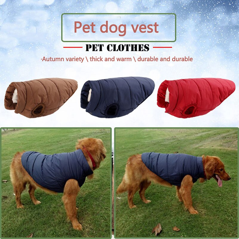 Winter Pet Coat Clothes For Dogs Winter Clothing Warm Dog Clothes For Small Dogs Windproof Big Dog Coat Winter Clothes