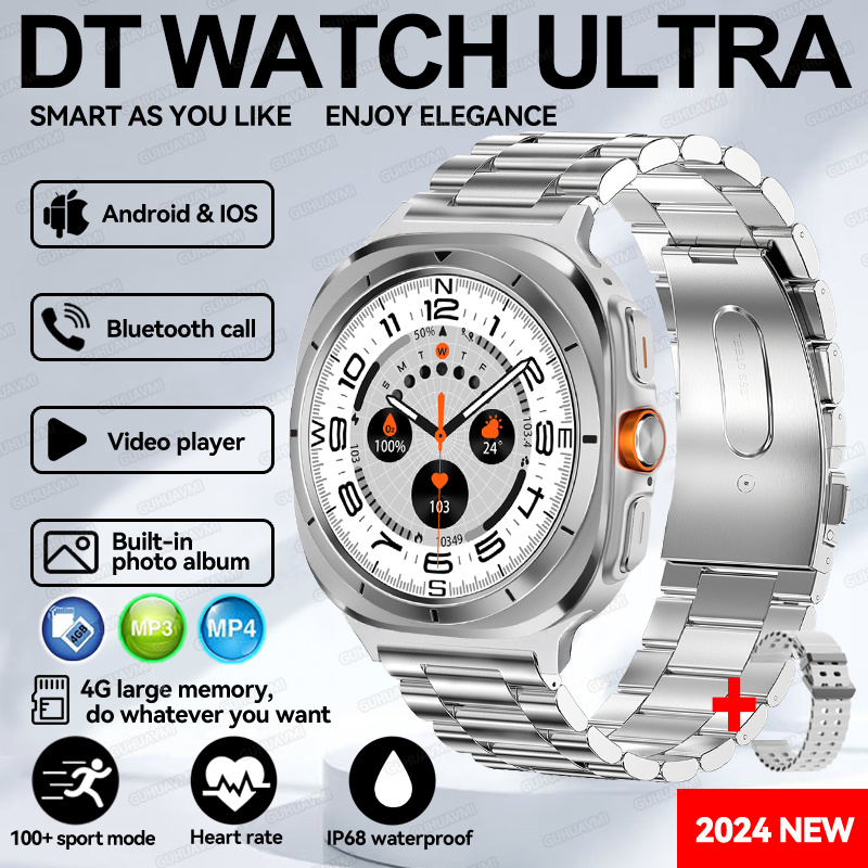 Moda Nuovo DT Orologio 7 Ultra Smart Orologio da uomo NFC GPS Riproduzione video 3D Chiamata Bluetooth Sport Auricolari TWS impermeabili Modalità Orologio: Viola