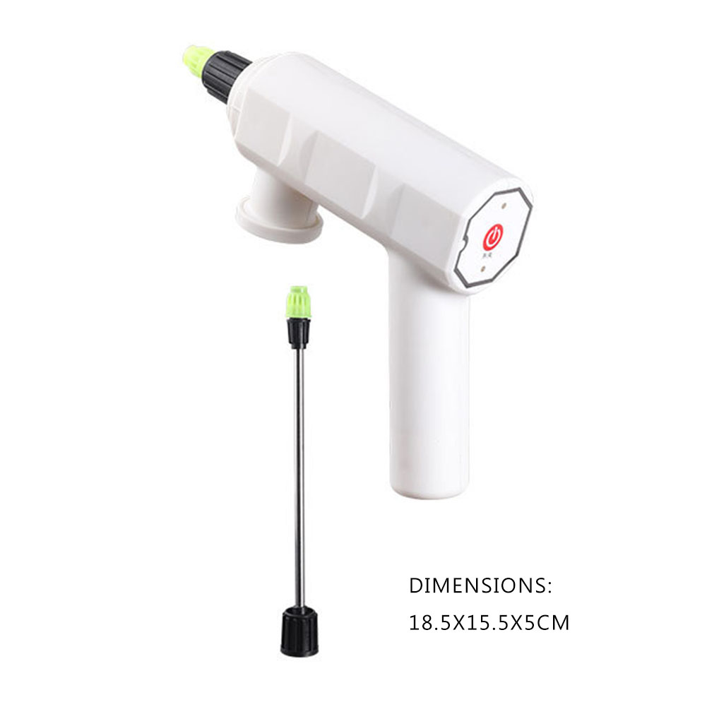Garden Electric Water Sprayer Automatic High Pressure Air Pump Sprayer for Plants Washing Car Charging Watering Sprinkler Tool: Light Grey